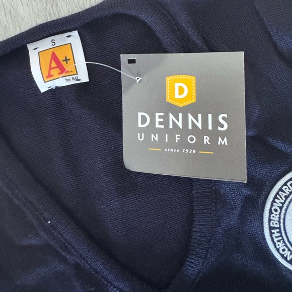 North Broward Preparatory School Navy Sweater Vest - Picture 5 of 7